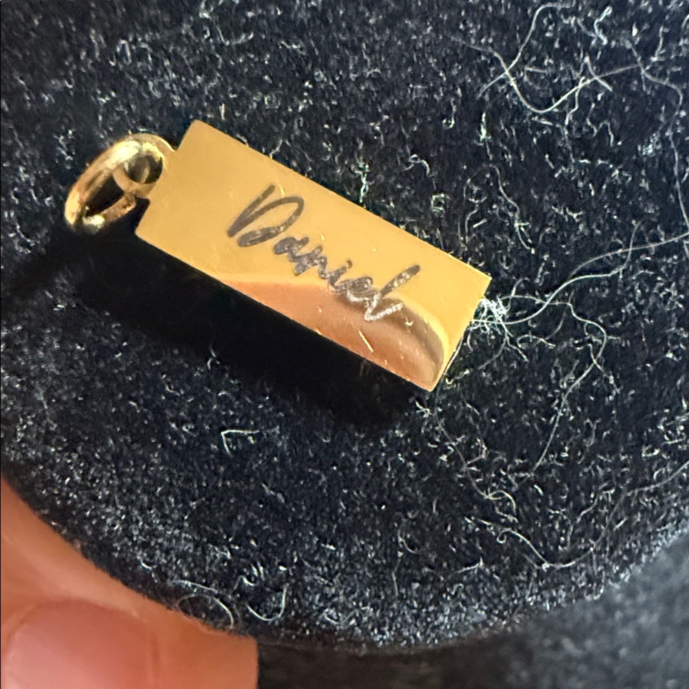“Daniel” bar charm